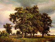 Georg-Heinrich Crola Oak Trees Germany oil painting reproduction